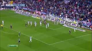 La Liga 29 11 2014 Malaga vs Real Madrid  FULL HD  Full Match  1ST  Rusian Commentary  1080P [upl. by Pavel]