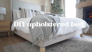 DIY Upholstered Bed Under 300 [upl. by Calabresi]