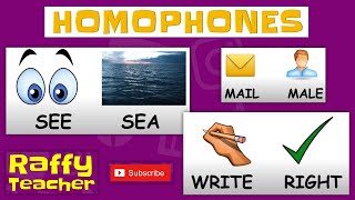 HOMOPHONES with Pictures [upl. by Wickner746]