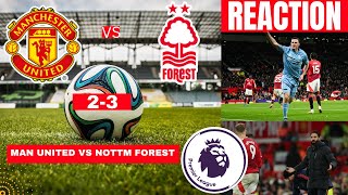 Manchester United vs Nottingham Forest 23 Live Premier League EPL Football Match Score Highlights [upl. by Anilasor]