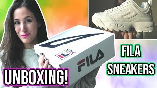 UNBOXING FILA DISRUPTOR II LAS ZAPATILLAS DE MODA [upl. by Marjana201]