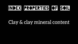 index properties of soil part2 civilengineering [upl. by Oirevlis]