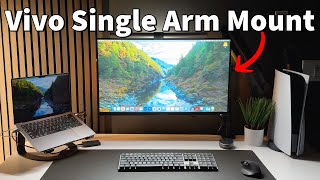 Vivo Single Arm Monitor Mount Unboxing and Review [upl. by Aleet885]