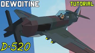 Dewoitine D520  Plane Crazy  Tutorial [upl. by Stralka]