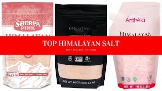 ✔️ TOP 10 HIMALAYAN SALT 🛒 Amazon 2019 [upl. by Joao]