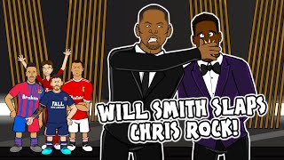 Football Reacts ✋Will Smith SLAPS Chris Rock✋ Oscars 2022 [upl. by Notanhoj996]