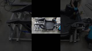 SSC North America Tuatara carbon fiber monocoque chassis construction and manufacturing production [upl. by Carrick899]