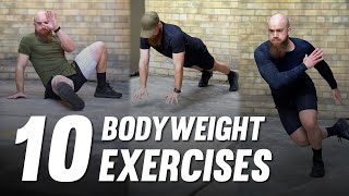 Top 10 Bodyweight Exercises for MMA Wrestling amp Boxing [upl. by Rois]