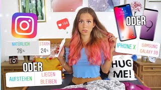 INSTAGRAM BESTIMMT MEINE MORGEN ROUTINE 😱📸 ZUSCHAUER bestimmen mein LEBEN [upl. by Koeninger]