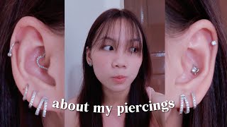 all about my piercings ⋆౨ৎ˚⟡˖  singapore [upl. by Iahs186]