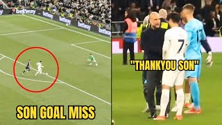 😱 Pep Guardiola Thanks Son at FullTime for Missing the Goal 😳  Spurs vs Man City 02  Reactions [upl. by Levon959]