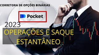 Operação e Saque na Pocket Options [upl. by Ativoj]