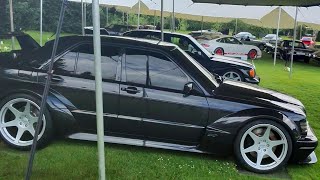 HWA Evo inspired by Mercedes 190E 2516 Evo II at Aurora Swedish Concours 4k [upl. by Anilrahc289]