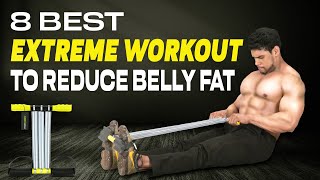 8 best EXTREME abs workout  exercise to reduce belly fat using Triple spring Tummy Trimmer for men [upl. by Flemings]