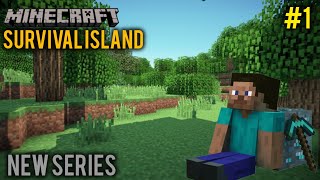 Minecraft Survival series  EP 1 in survival island [upl. by Attenborough]