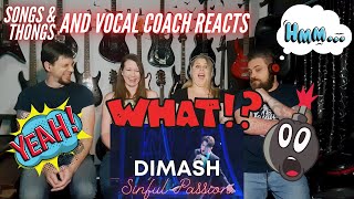 Vocal coach reacts to Dimash  Sinful Passion Live with Songs and Thongs [upl. by Caitlin149]