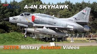 4K A4 Skyhawk quotClassic Aircraftquot Operations at Wittmundhafen [upl. by Atekehs]