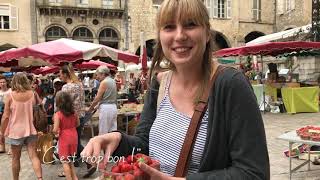 Les escapades de Marie en Aveyron  Marché de VillefranchedeRouergue [upl. by Yve]