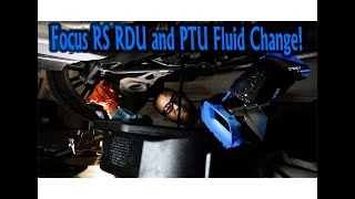 Focus RS VelossaTech Snorkel PTU and RDU Fluid Change [upl. by Arbuckle]