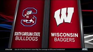 South Carolina State at Wisconsin  Mens Basketball Highlights [upl. by Niriam]