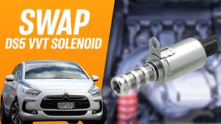 How To Replace VVT  Vanos Solenoid Citroen DS5 16 THP 155 DS3 DS4 Peugeot 3008 5008 etc [upl. by Lindsey]