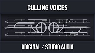 Tool  Culling Voices Original Audio Dark Theme  Drum Sheet Music [upl. by Kurman]