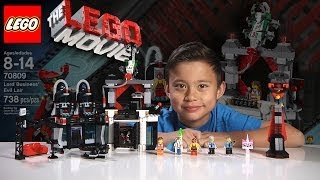 LORD BUSINESS EVIL LAIR  LEGO MOVIE Set 70809 amp BLIND BAG  Timelapse Build Unboxing amp Review [upl. by Rabbi]