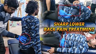 Sharp lower back pain treatment  Slipped disc  DrRajneeshkant [upl. by Kamat]