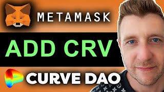 How to Add Curve DAO Token CRV to Metamask Wallet [upl. by Kauslick]