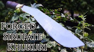 Knife Making  Forging a Sirupate Khukuri [upl. by Aniri]