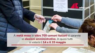 Elezioni amministrative 2023 700 comuni al voto a metà mese [upl. by Cohla]