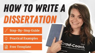 How To Write A Dissertation Or Thesis  8 Step Tutorial  Examples [upl. by Gyasi]