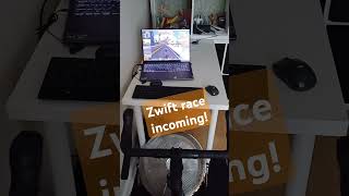 Zwift Racing warming up WTRL Team Time Trial TeamCryoGen [upl. by Oakie988]