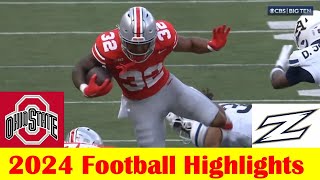 Akron vs 2 Ohio State Football Game Highlights 8 31 2024 [upl. by Claudelle]