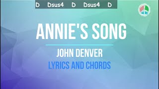 Annies song Lyrics and Chords [upl. by Locklin]