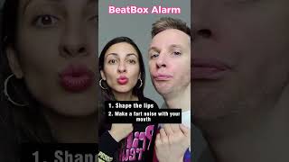 Learn how to beat your alarm clock 🎵🥁🔊 roxorloopsandjasmin beatbox tutorial [upl. by Etnasa583]