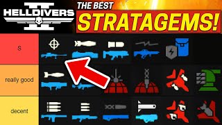 The OFFICIAL Best Stratagems Tier List in Helldivers 2 [upl. by Yenahteb126]