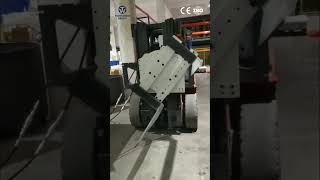 Forklift rotator attachments efficiency forklift materialhandling forkliftattachment wontonne [upl. by Nylrehs]