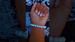 Lets make a pearl braceletmini vlog shorts subscribe like [upl. by Dennard]