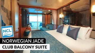 Norwegian Jade  Club Balcony Suite Full Walkthrough Tour  2024  4K [upl. by Lewert315]