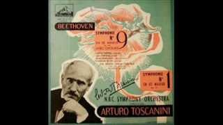 Beethoven  Symphonie No9 Op 125  4em Mouvement  Arturo Toscanini [upl. by Geehan953]