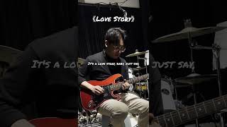 Love Story  Taylor Swift  Electric Guitar Cover  KC [upl. by Ynohtnacram854]