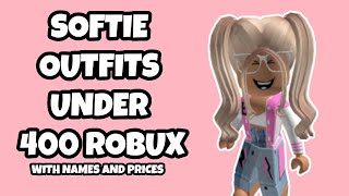 Softie Roblox Outfits Under 400 Robux  Softie Outfits Under 400 Robux  Roblox Softie Outfits 400 [upl. by Yrovi]