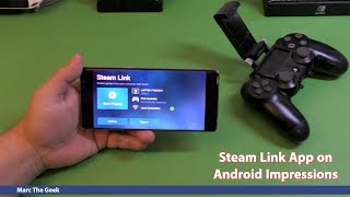 Steam Link App BETA on Android Impressions [upl. by Aramaj968]