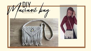 DIY MACRAMÉ Tutorial bolso  macrame bag paso a paso  Degrenette [upl. by Atiugal454]