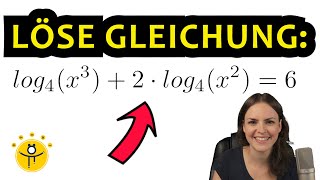 Logarithmengleichung lösen – LOGARITHMUS Gleichung nach x auflösen [upl. by Enimisaj]