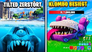 KLOMBO BESIEGT 😱 TILTED TOWERS WIRD ZERSTÖRT  Fortnite Mythen Deutsch [upl. by Nnaul]