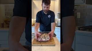 Herb Rubbed Pork Prime Rib Recipe [upl. by Ardnasxela]