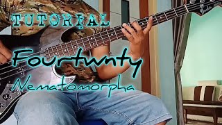 Tutorial Fourtwnty  Nematomorpha bass cover [upl. by Ahseid508]