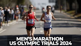 2024 Mens Marathon US Olympic Trials English [upl. by Samuelson]